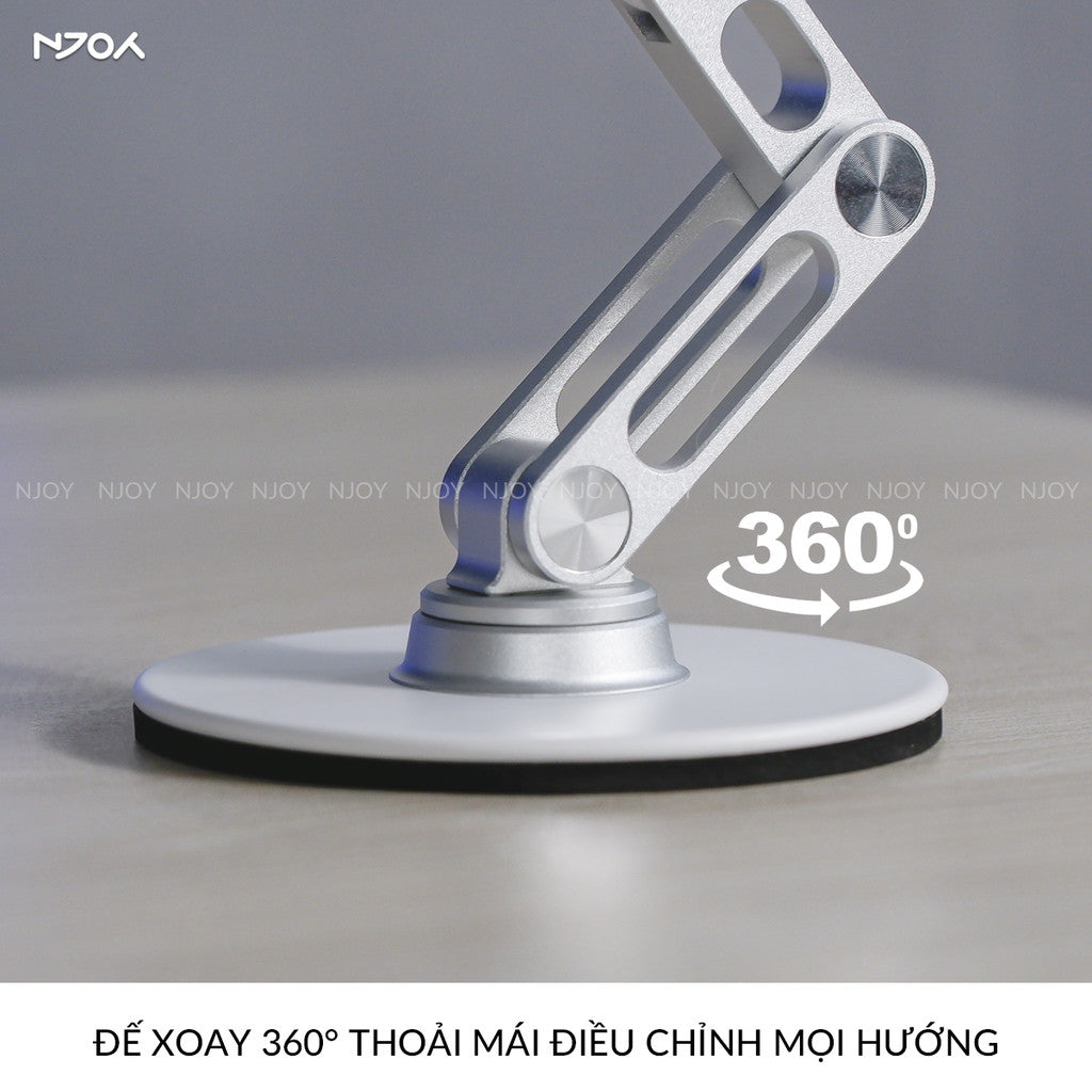 Giá Đỡ Để Bàn Boneruy Chất Liệu Nhôm Chắc Chắn Đế Chống Trượt Cho Điện Thoại iPhone Samsung Oppo
