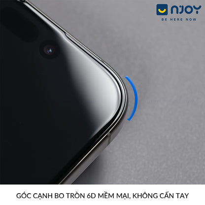 Kính Cường Lực Tự Dán Trong Suốt Wekome 6D Corning Magic Box Cho Điện Thoại iPhone 16 Pro Max 15 14