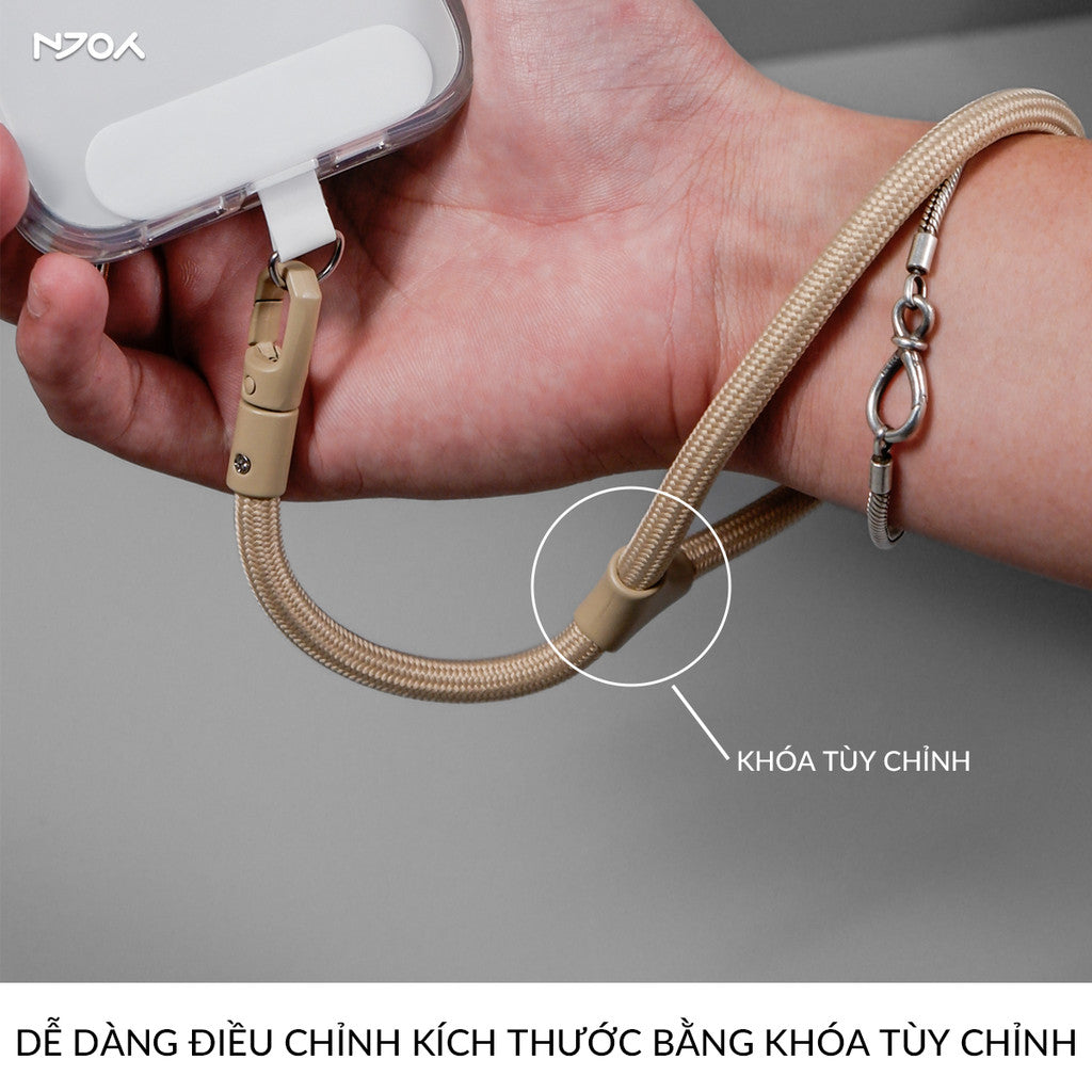 Dây Đeo Tay Chống Thất Lạc Dài 32cm Điều Chỉnh Kích Thước Cho iPhone Samsung Xiaom