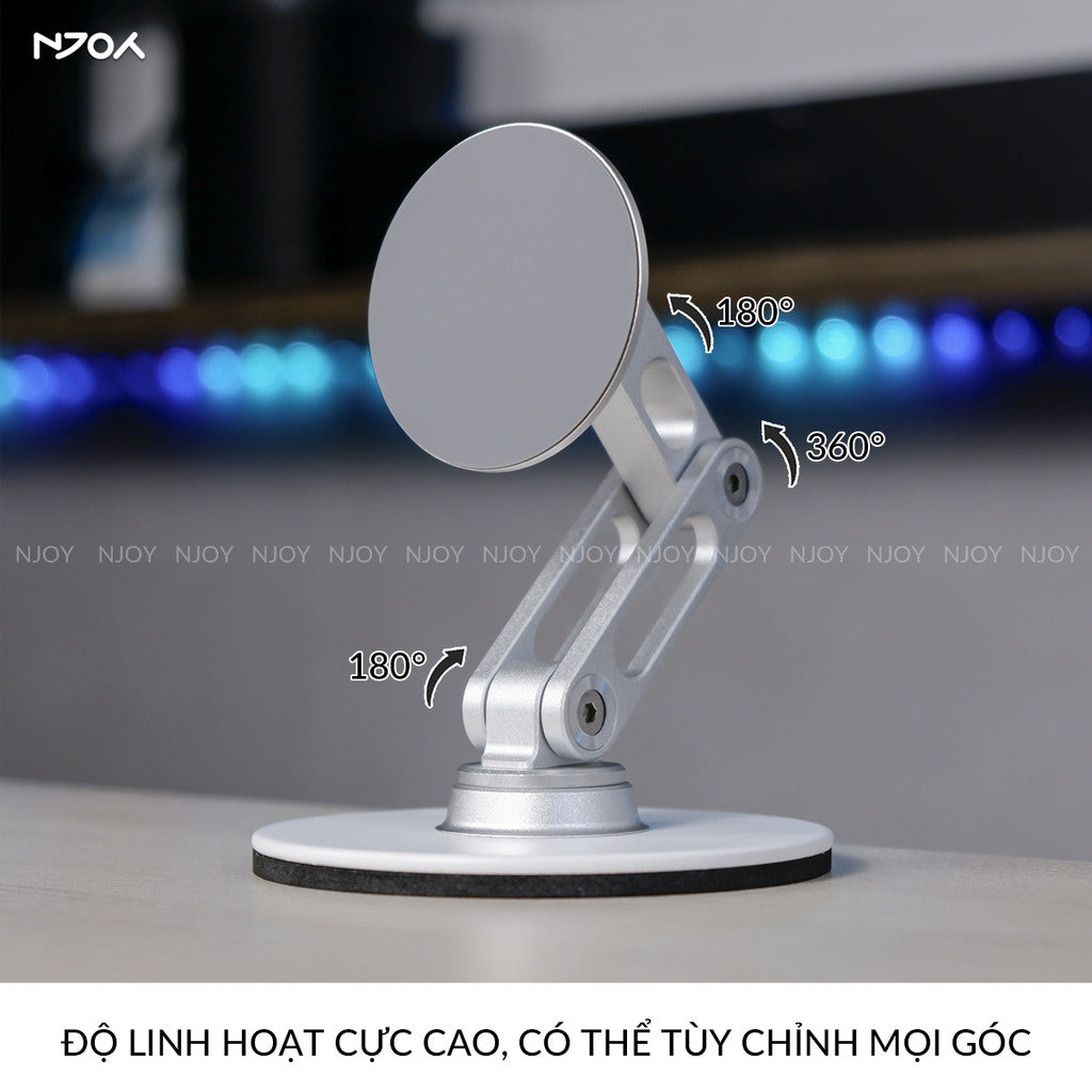 Giá Đỡ Điện Thoại Magsafe Boneruy Xoay 360 Độ Hợp Kim Nhôm Chắc Chắn L08 Mini C