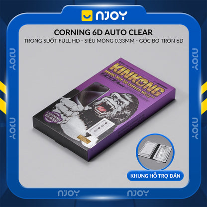 Kính Cường Lực Tự Dán Chống Trộm Chống Vân Tay Wekome 6D Cho Điện Thoại iPhone 17 Pro Max 16 15 14