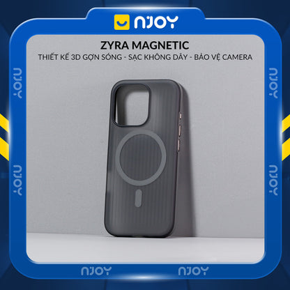 Ốp Lưng Kiêm Giá Đỡ Xoay 360 Độ Hỗ Trợ Sạc Không Dây Từ Tính Cho Điện Thoại iPhone 16 Pro Max 15 14