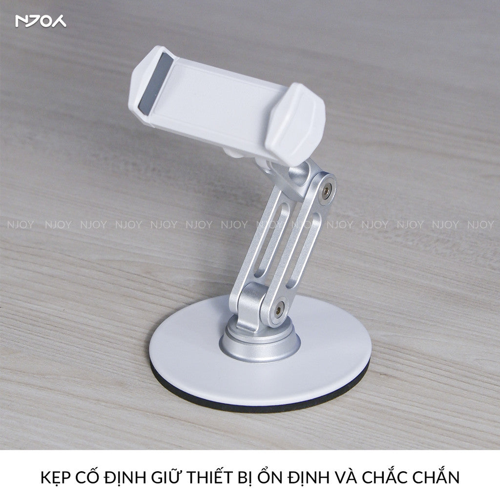 Giá Đỡ Để Bàn Boneruy Chất Liệu Nhôm Chắc Chắn Đế Chống Trượt Cho Điện Thoại iPhone Samsung Oppo