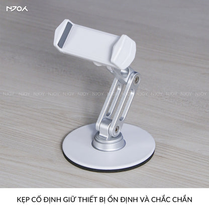 Giá Đỡ Để Bàn Boneruy Chất Liệu Nhôm Chắc Chắn Đế Chống Trượt Cho Điện Thoại iPhone Samsung Oppo