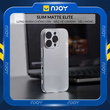 Ốp Siêu Mỏng Nhám Chống Vân Tay Chất Liệu PC Chống Ố Vàng Cho Điện Thoại iPhone 17 Pro Max 16 15 14 13