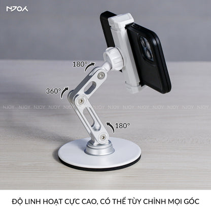 Giá Đỡ Để Bàn Boneruy Chất Liệu Nhôm Chắc Chắn Đế Chống Trượt Cho Điện Thoại iPhone Samsung Oppo