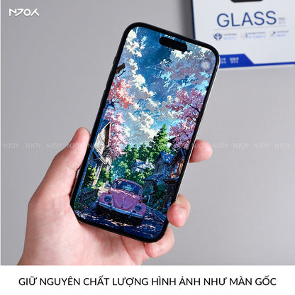 Kính Cường Lực Anank Nhám Chống Vân Tay Cho iPhone 16 Pro Max 15 14 13 12