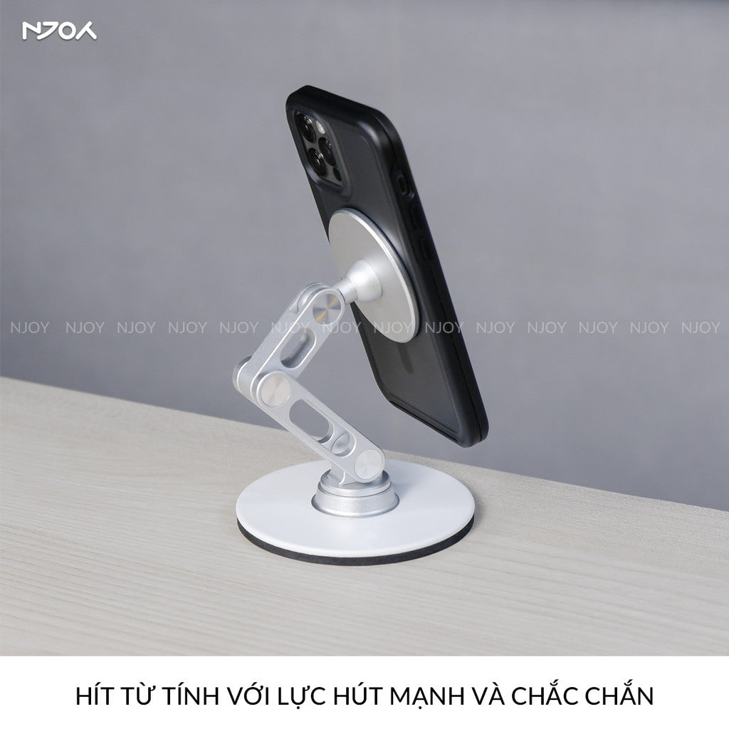 Giá Đỡ Điện Thoại Magsafe Boneruy Xoay 360 Độ Hợp Kim Nhôm Chắc Chắn L08 Mini C