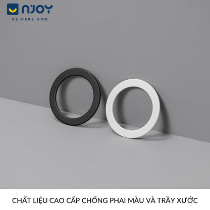 Vòng Nam Châm 3D Hỗ Trợ Sạc Không Dây Từ Tính Cho Điện Thoại iPhone 16 Pro Max 15 14 13 12 11 X Xs