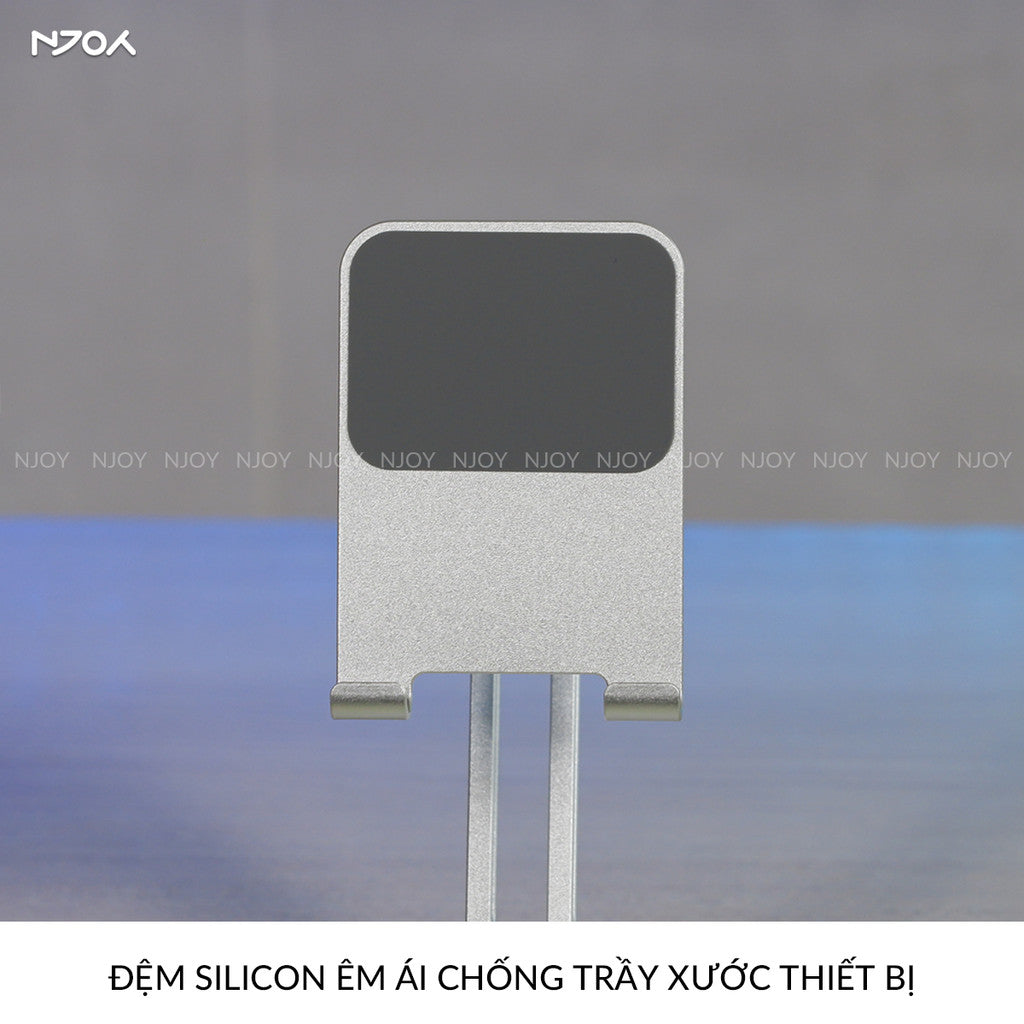 Giá Đỡ Điện Thoại Máy Tính Bảng Boneruy Để Bàn Xoay 360 Độ Điều Chỉnh Độ Cao Hợp Kim Nhôm Cao Cấp