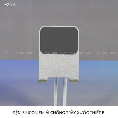 Giá Đỡ Điện Thoại Máy Tính Bảng Boneruy Để Bàn Xoay 360 Độ Điều Chỉnh Độ Cao Hợp Kim Nhôm Cao Cấp