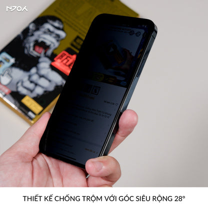 Kính Cường Lực Wekome Kingkong Chống Nhìn Trộm Cho iPhone 17 Pro Max 16 15 14 13 12