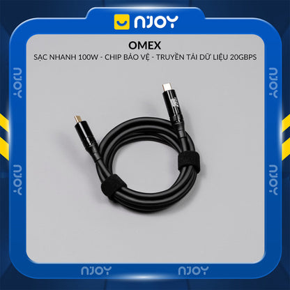Cáp Sạc Nhanh 100W Type C To Type C Cho Điện Thoại iPhone Samsung Macbook Laptop iPad