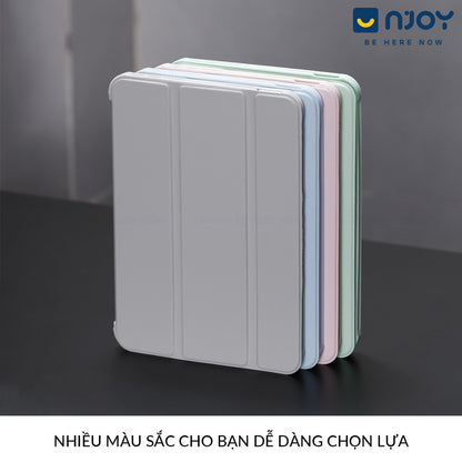Ốp Lưng Bao Da Trơn Nhiều Màu Chống Sốc Cho iPad Air 4 5 6 7 Pro 11 Pro 12.9 Gen 10 11 Mini 6 7
