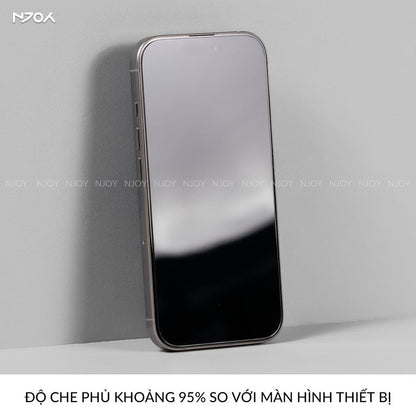 Kính Cường Lực Nillkin Trong Suốt Khung Tự Dán Không Viền Đen Cho iPhone 17 Pro Max 16 15
