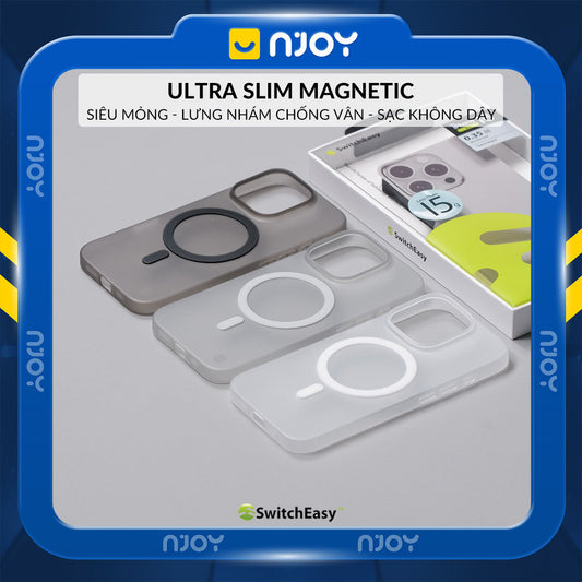 Ốp Nhám Siêu Mỏng SwitchEasy Chống Vân Tay PP Cho iPhone 17 Pro Max 16 15