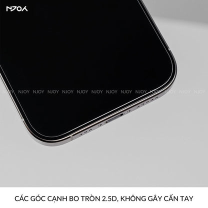 Kính Cường Lực Nillkin Trong Suốt Khung Tự Dán Không Viền Đen Cho iPhone 17 Pro Max 16 15