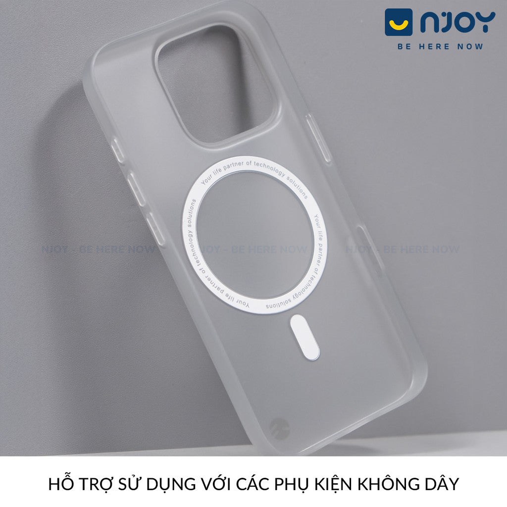 Ốp Nhám Siêu Mỏng SwitchEasy Chống Vân Tay PP Cho iPhone 17 Pro Max 16 15