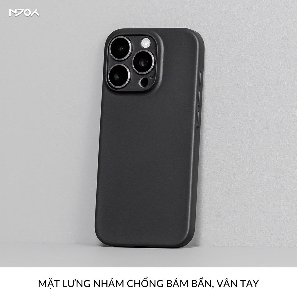 Ốp Nhám Siêu Mỏng Chống Vân Tay Bảo Vệ Camera Cho iPhone 18 Pro Max 17 16 15 14 13 12 11