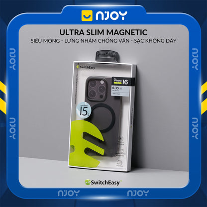 Ốp Nhám Siêu Mỏng SwitchEasy Chống Vân Tay PP Cho iPhone 17 Pro Max 16 15