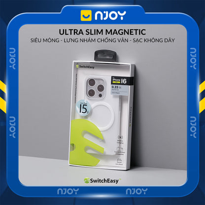 Ốp Nhám Siêu Mỏng SwitchEasy Chống Vân Tay PP Cho iPhone 17 Pro Max 16 15