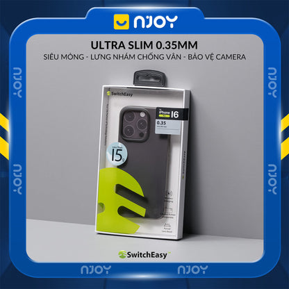 Ốp Nhám Siêu Mỏng SwitchEasy Chống Vân Tay PP Cho iPhone 17 Pro Max 16 15