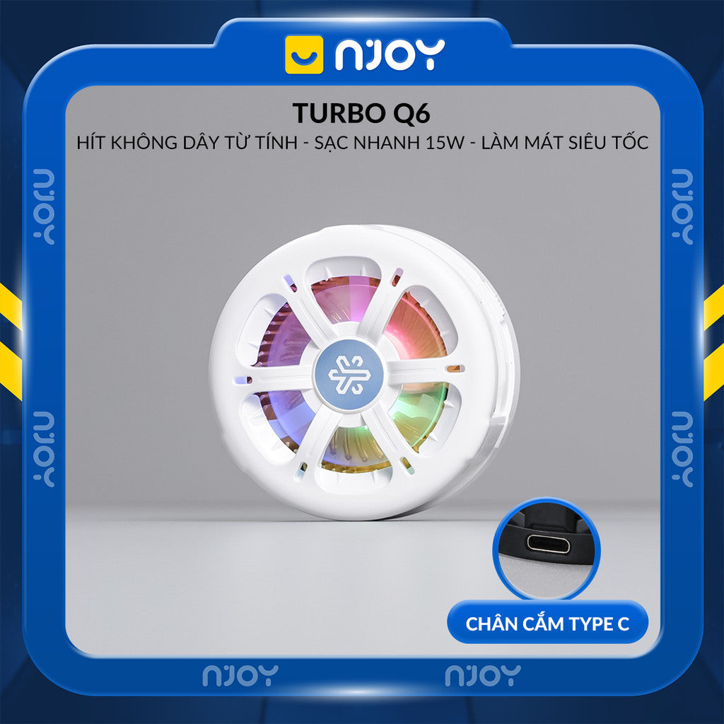 Quạt Tản Nhiệt Điện Thoại Không Dây Sò Lạnh Làm Mát Hỗ Trợ Chơi Game Liên Quân PUBG COD Tăng FPS