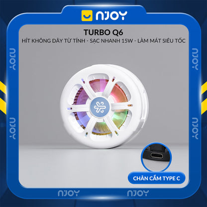 Quạt Tản Nhiệt Điện Thoại Không Dây Sò Lạnh Làm Mát Hỗ Trợ Chơi Game Liên Quân PUBG COD Tăng FPS