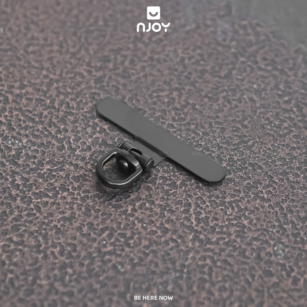 Tag Hợp Kim Mỏng Siêu Nhỏ Gọn Xoay 360 Độ Hỗ Trợ Gắn Cho Dây Đeo Điện Thoại Không Cần Dán