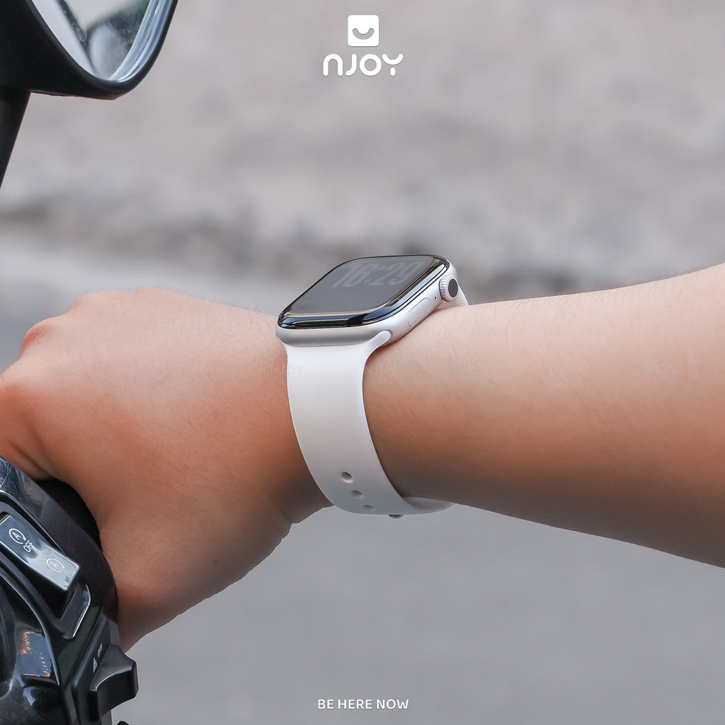 Dây Đeo Cao Su Silicon Chống Bẩn Basic Cho Đồng Hồ Apple Watch Ultra Series S11 10 9 8 7 6 SE 44/45/46/49 38/40/41/42mm