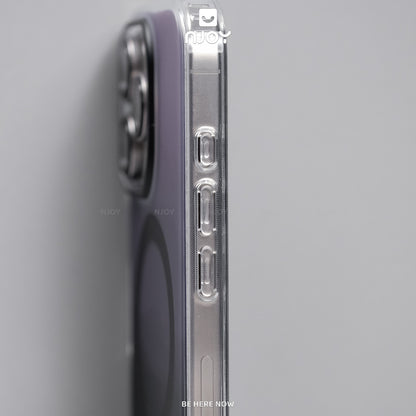 Ốp Nhám Mờ Ombre Night Viền Dẻo Trong Suốt Chống Vân Tay Cho iPhone 17 Pro Max 16 15 14 13