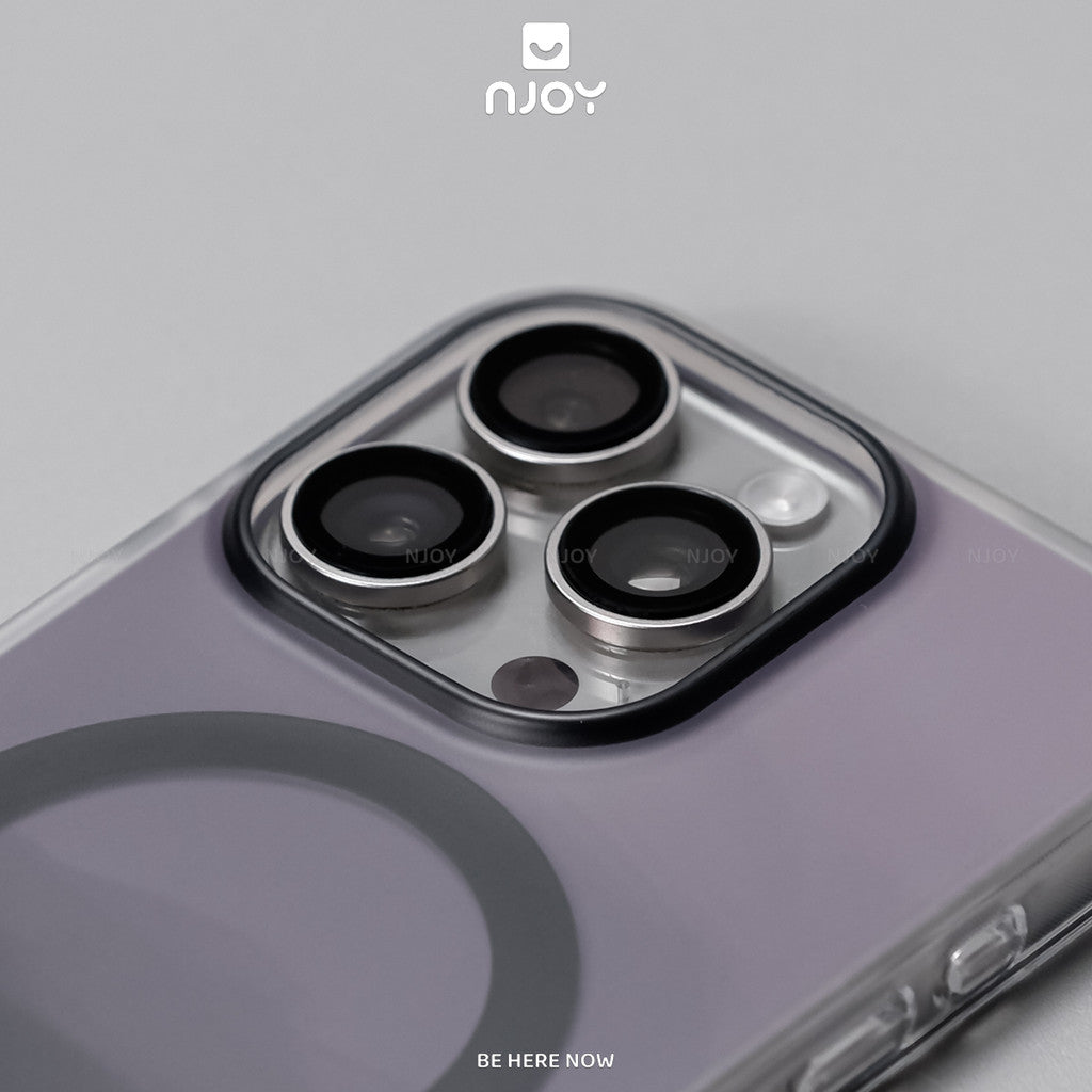 Ốp Nhám Mờ Ombre Night Viền Dẻo Trong Suốt Chống Vân Tay Cho iPhone 17 Pro Max 16 15 14 13