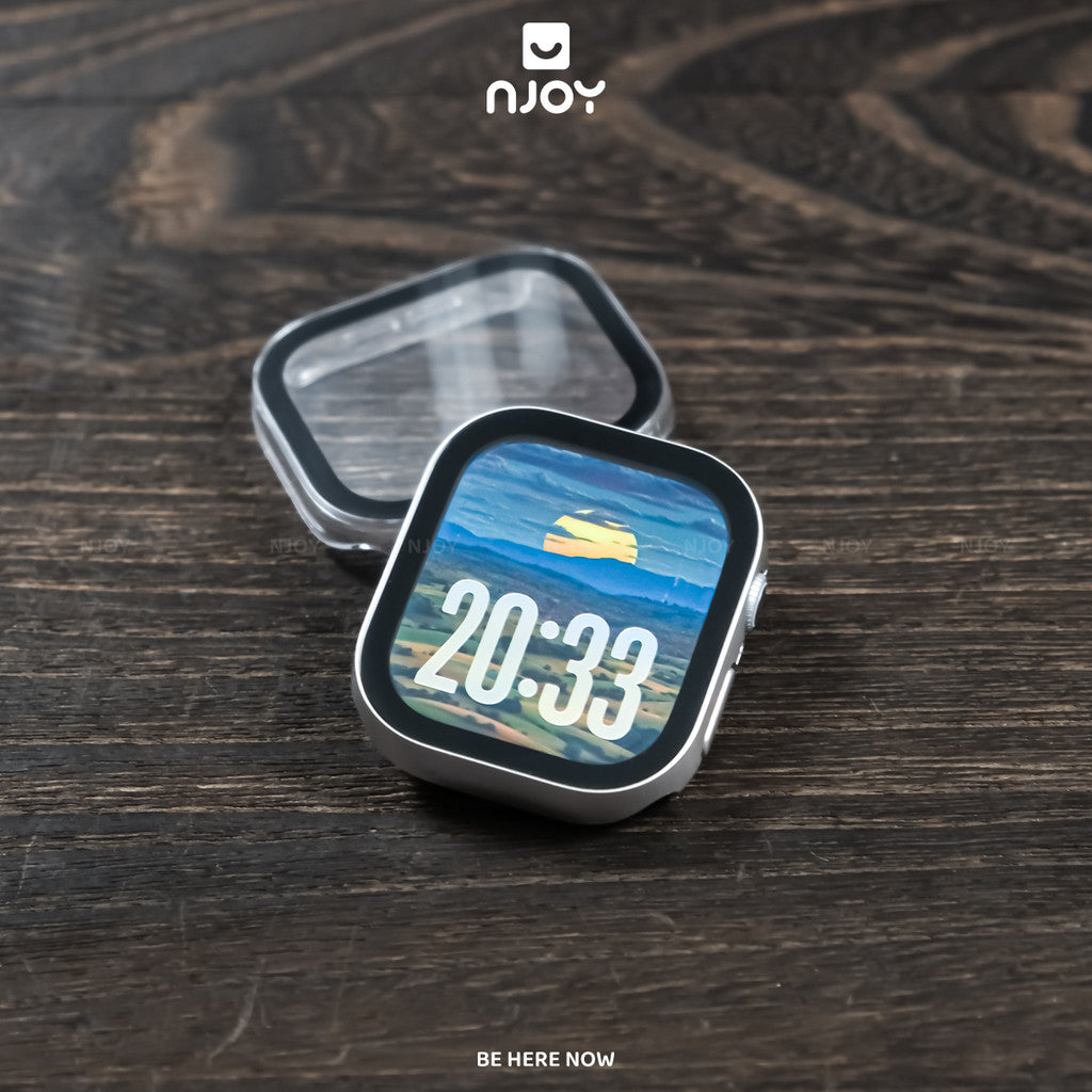 Ốp Kính Cường Lực Trong Suốt Bảo Vệ Màn Cho Đồng Hồ Apple Watch Ultra Series S11 10 9 8 7 6 SE 44/45/46/49 38/40/41/42mm