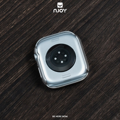 Ốp Viền Màu Chống Vân Có Kính Cường Lực Cho Đồng Hồ Apple Watch Ultra Series S11 10 9 8 7 6 SE 44/45/46/49 38/40/41/42mm