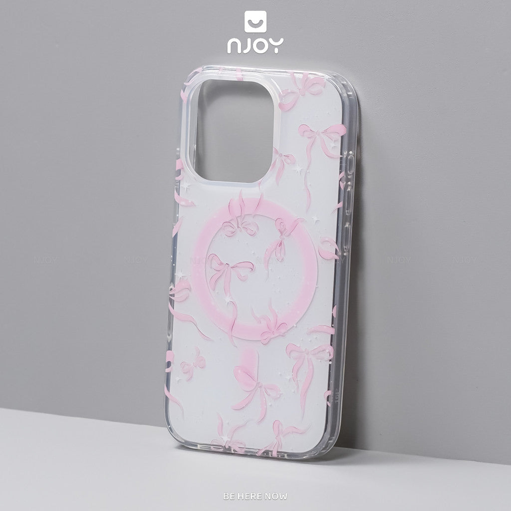 Ốp Lưng In Hình Bowknot Chiếc Nơ Kèm Giá Đỡ Popsocket Cho Điện Thoại iPhone 17 Pro Max 16 15 14 13