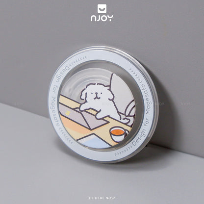 Giá Đỡ Điện Thoại Popsocket In Hình Gấu Dễ Thương Hít Từ Tính Cho Điện Thoại iPhone Samsung Njoyshop