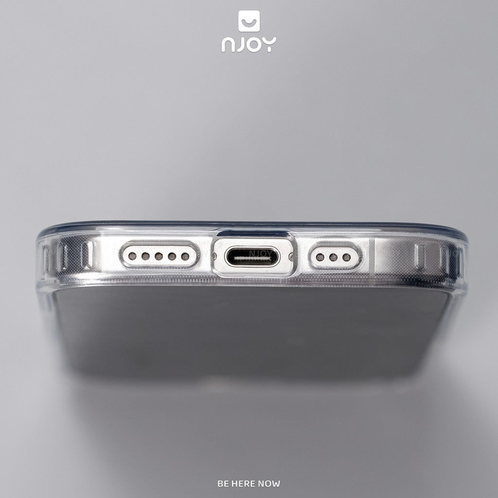 Ốp Nhám Mờ Ombre Night Viền Dẻo Trong Suốt Chống Vân Tay Cho iPhone 17 Pro Max 16 15 14 13