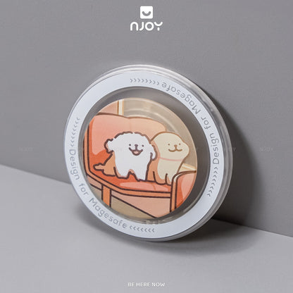 Giá Đỡ Điện Thoại Popsocket In Hình Gấu Dễ Thương Hít Từ Tính Cho Điện Thoại iPhone Samsung Njoyshop