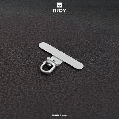 Tag Hợp Kim Mỏng Siêu Nhỏ Gọn Xoay 360 Độ Hỗ Trợ Gắn Cho Dây Đeo Điện Thoại Không Cần Dán