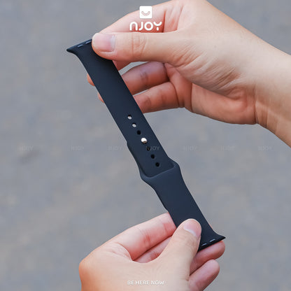 Dây Đeo Cao Su Silicon Chống Bẩn Basic Cho Đồng Hồ Apple Watch Ultra Series S11 10 9 8 7 6 SE 44/45/46/49 38/40/41/42mm