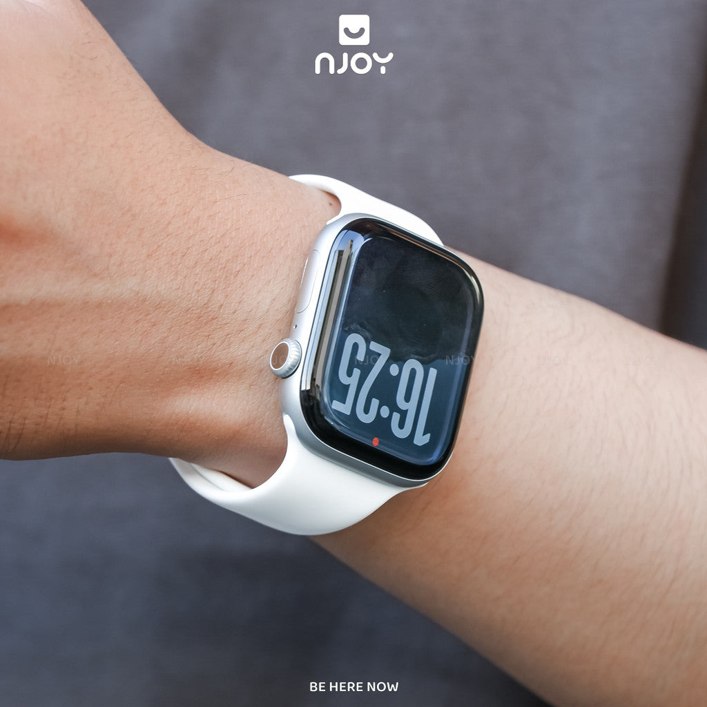 Dây Đeo Cao Su Silicon Chống Bẩn Basic Cho Đồng Hồ Apple Watch Ultra Series S11 10 9 8 7 6 SE 44/45/46/49 38/40/41/42mm