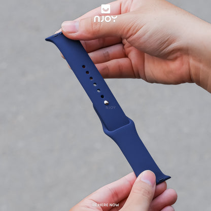 Dây Đeo Cao Su Silicon Chống Bẩn Basic Cho Đồng Hồ Apple Watch Ultra Series S11 10 9 8 7 6 SE 44/45/46/49 38/40/41/42mm