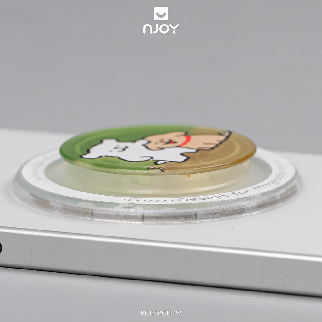 Giá Đỡ Điện Thoại Popsocket In Hình Gấu Dễ Thương Hít Từ Tính Cho Điện Thoại iPhone Samsung Njoyshop