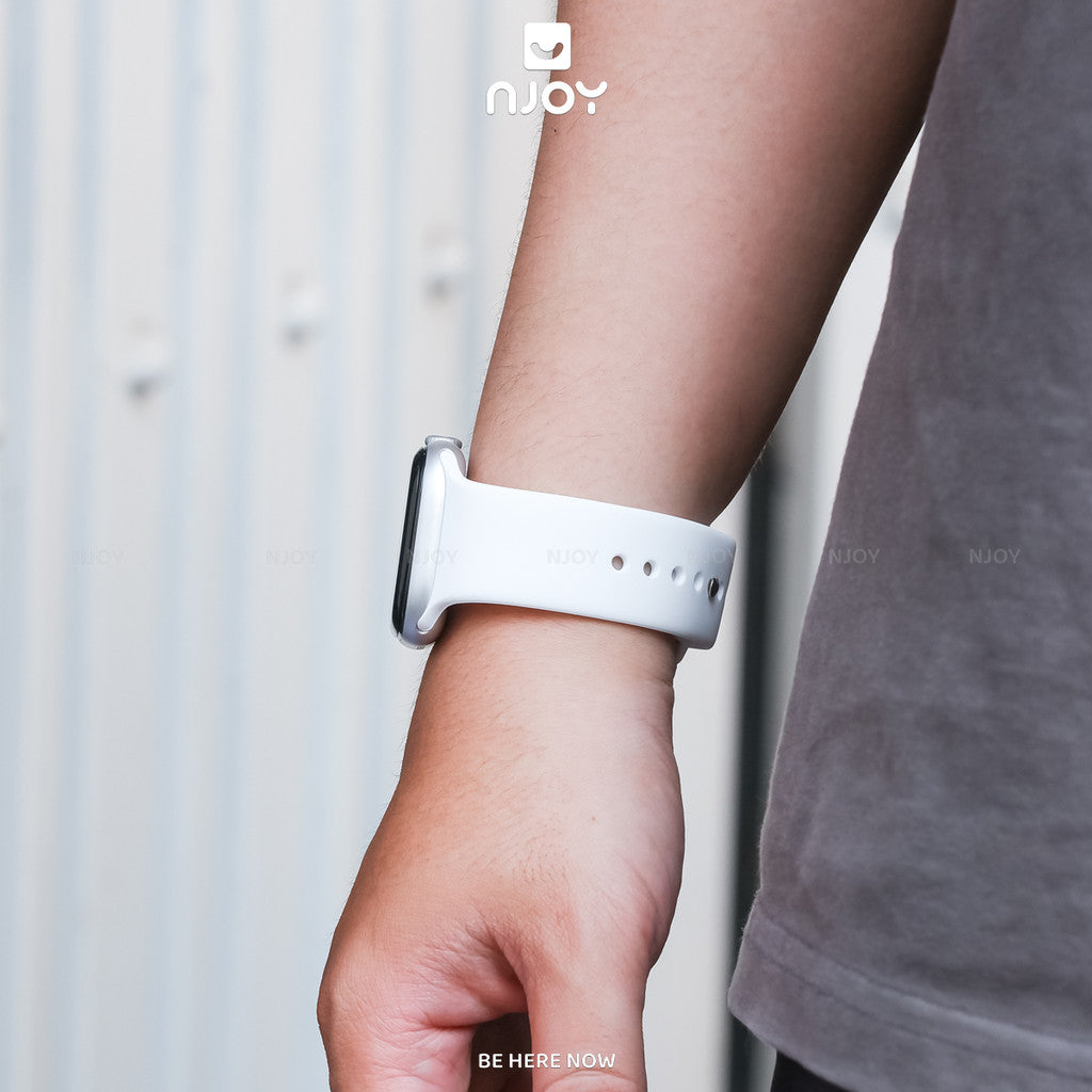 Dây Đeo Cao Su Silicon Chống Bẩn Basic Cho Đồng Hồ Apple Watch Ultra Series S11 10 9 8 7 6 SE 44/45/46/49 38/40/41/42mm