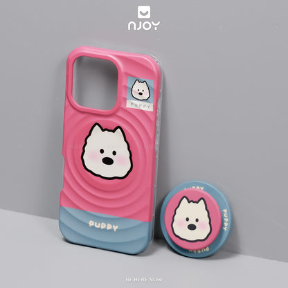 Ốp Lưng In Hình Hiệu Ứng Giọt Nước 3D Chó Mèo Pet Zoo Cho Điện Thoại iPhone 17 Pro Max 16 15 14 13