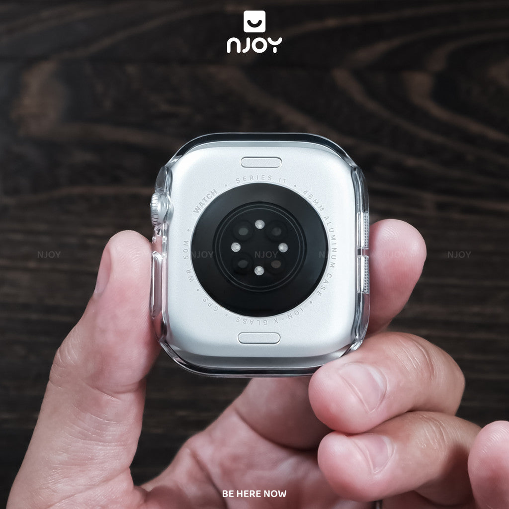 Ốp Kính Cường Lực Trong Suốt Bảo Vệ Màn Cho Đồng Hồ Apple Watch Ultra Series S11 10 9 8 7 6 SE 44/45/46/49 38/40/41/42mm