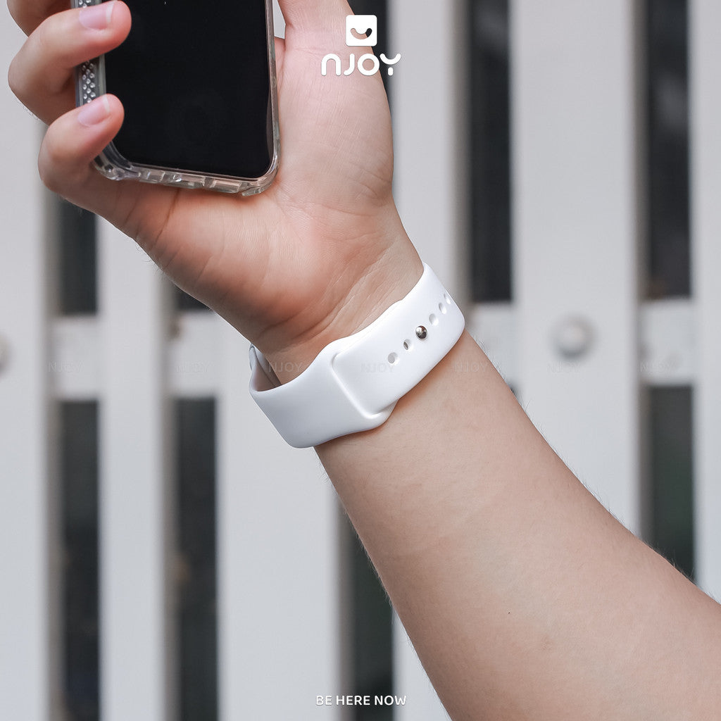 Dây Đeo Cao Su Silicon Chống Bẩn Basic Cho Đồng Hồ Apple Watch Ultra Series S11 10 9 8 7 6 SE 44/45/46/49 38/40/41/42mm