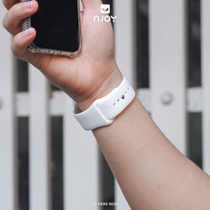 Dây Đeo Cao Su Silicon Chống Bẩn Basic Cho Đồng Hồ Apple Watch Ultra Series S11 10 9 8 7 6 SE 44/45/46/49 38/40/41/42mm