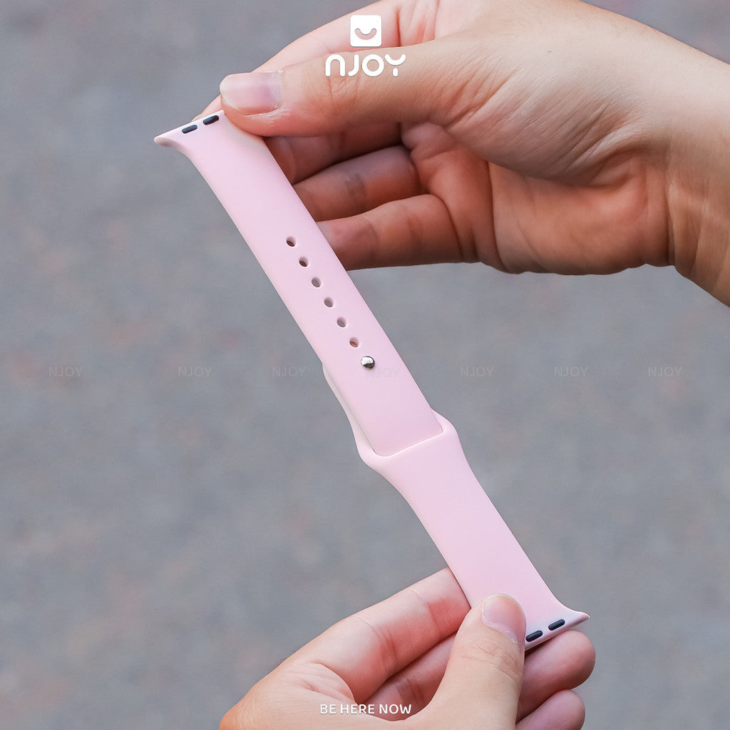 Dây Đeo Cao Su Silicon Chống Bẩn Basic Cho Đồng Hồ Apple Watch Ultra Series S11 10 9 8 7 6 SE 44/45/46/49 38/40/41/42mm