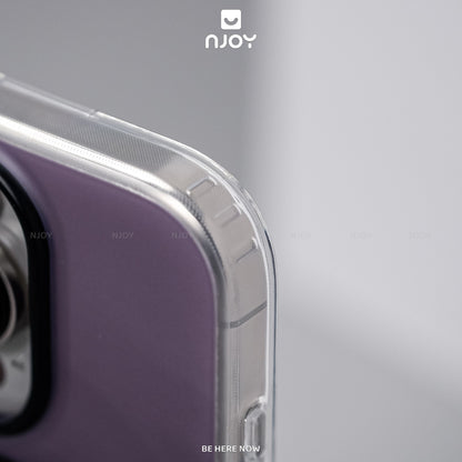 Ốp Nhám Mờ Ombre Night Viền Dẻo Trong Suốt Chống Vân Tay Cho iPhone 17 Pro Max 16 15 14 13